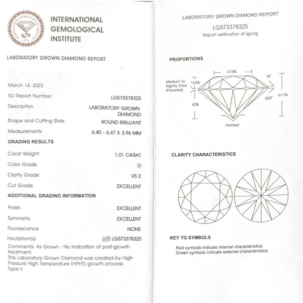 Loose Diamond Stone 1-3ct CVD - Picture 4 of 5